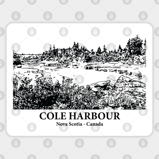 Cole Harbour - Nova Scotia Magnet by Lakeric